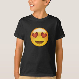Smiling Face With Heart Shaped Eyes Emoji T-Shirt