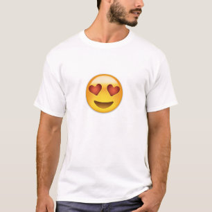 Smiling Face With Heart Shaped Eyes Emoji T-Shirt