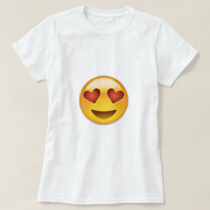 Smiling Face With Heart Shaped Eyes Emoji T-Shirt