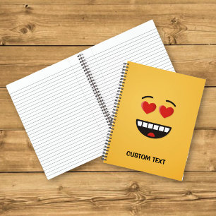Smiling Face with Heart-Shaped Eyes Notebook