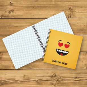 Smiling Face with Heart-Shaped Eyes Notebook