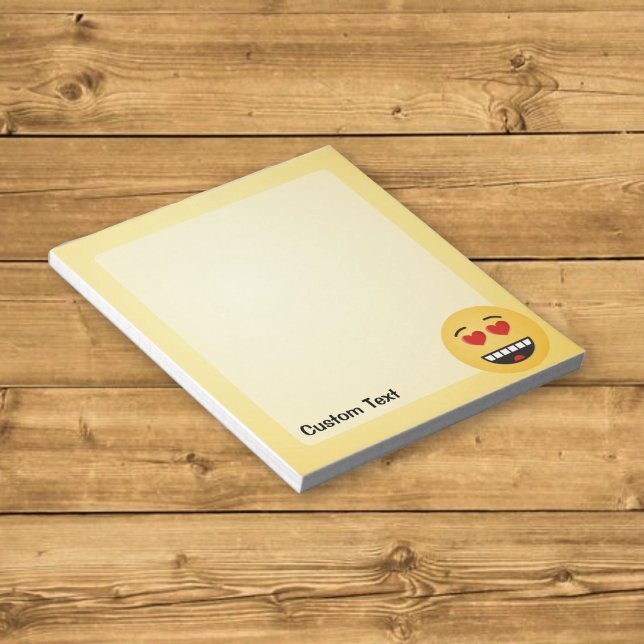 Smiling Face with Heart-Shaped Eyes Notepad (Creator Uploaded)