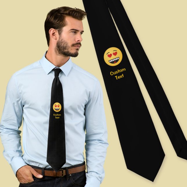 Smiling Face with Heart-Shaped Eyes Tie (Creator Uploaded)