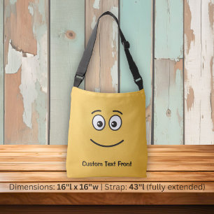 Smiling Face with Open Eyes Crossbody Bag