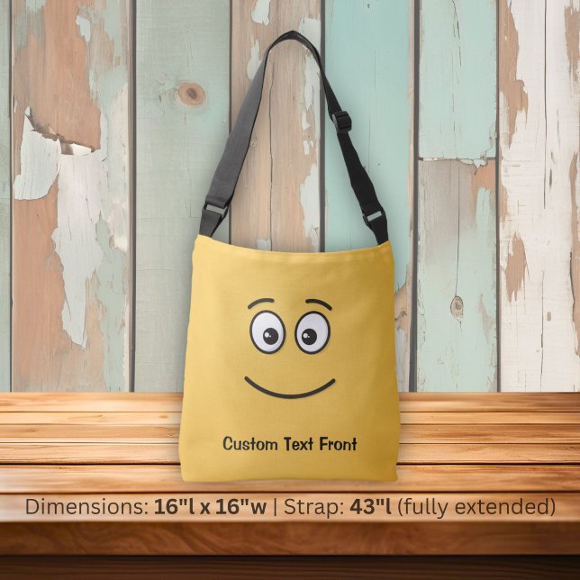 Smiling Face with Open Eyes Crossbody Bag (Creator Uploaded)