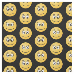 Smiling Face with Open Eyes Fabric