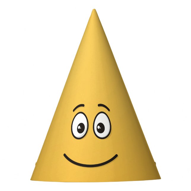 Smiling Face with Open Eyes Party Hat (Front)