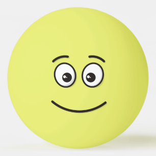 Smiling Face with Open Eyes Ping Pong Ball