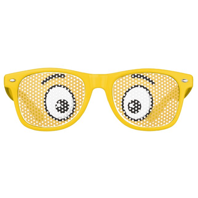 Smiling Face with Open Eyes Retro Sunglasses (Front)
