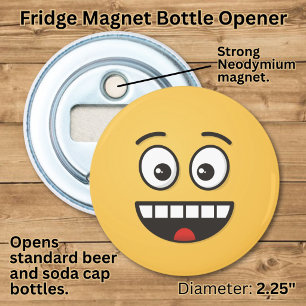 Smiling Face with Open Mouth Bottle Opener