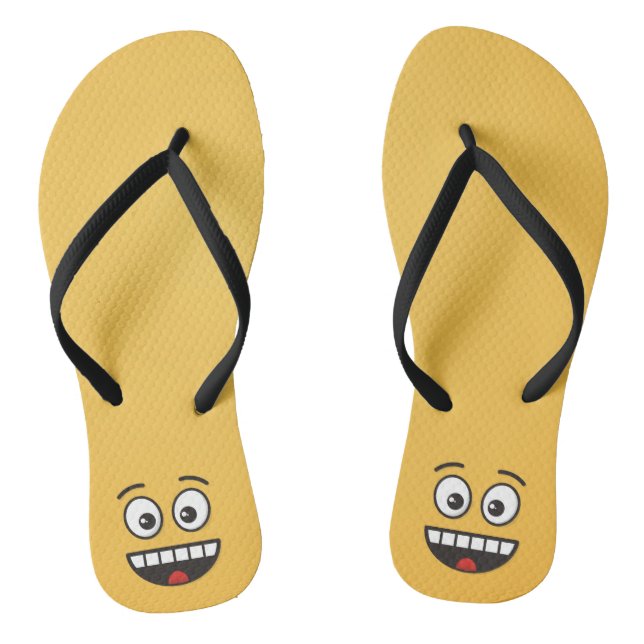 Smiling Face with Open Mouth Jandals (Footbed)
