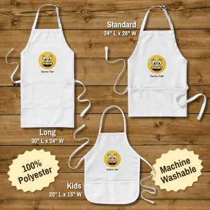 Smiling Face with Open Mouth Long Apron