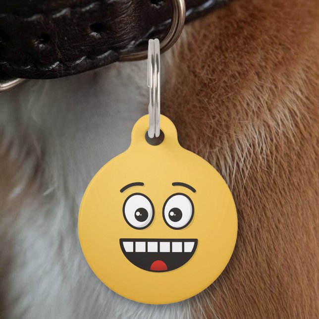 Smiling Face with Open Mouth Pet Tag (Creator Uploaded)