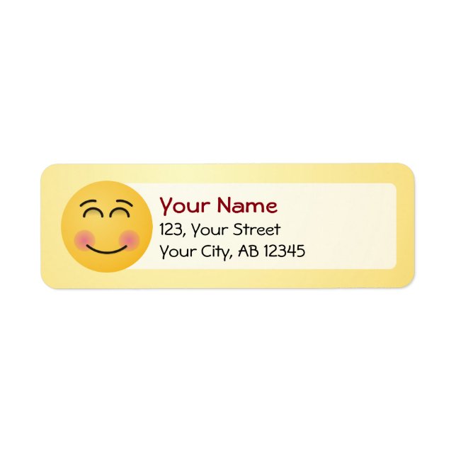 Smiling Face with Smiling Eyes (Front)