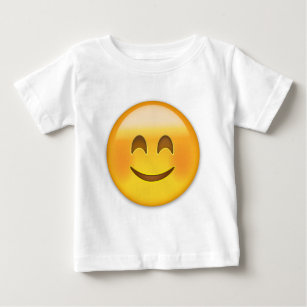 Smiling Face With Smiling Eyes Emoji Baby T-Shirt