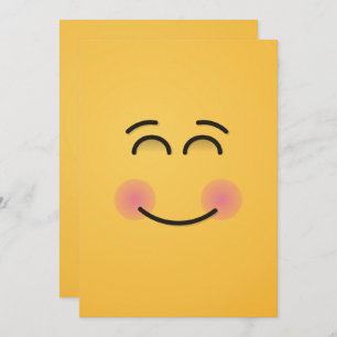 Smiling Face with Smiling Eyes Invitation