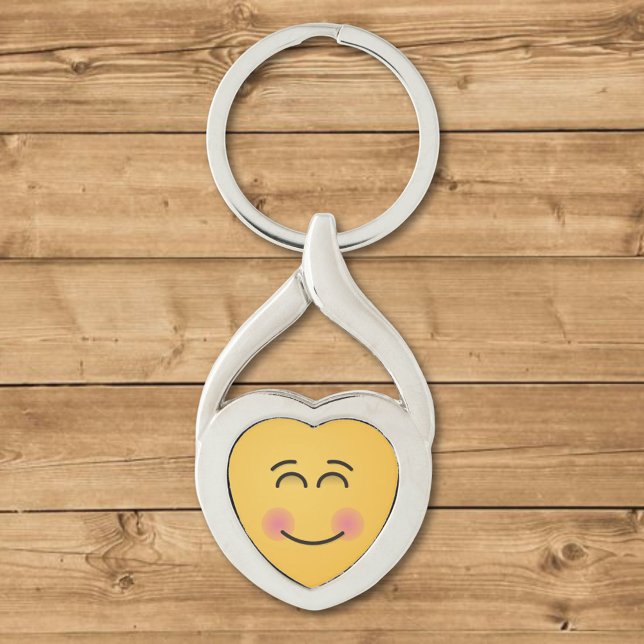 Smiling Face with Smiling Eyes Key Ring (Creator Uploaded)