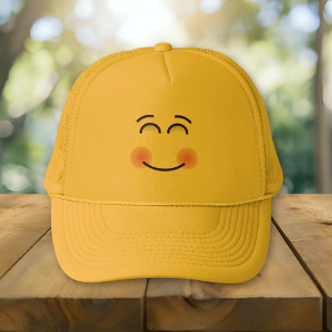 Smiling Face with Smiling Eyes Trucker Hat