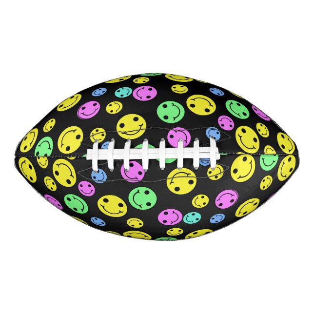 Smiling Faces Black Football (Front)