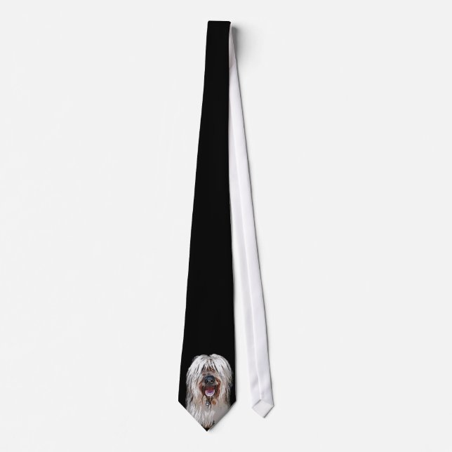 Smiling Fawn Briard Tie (Front)