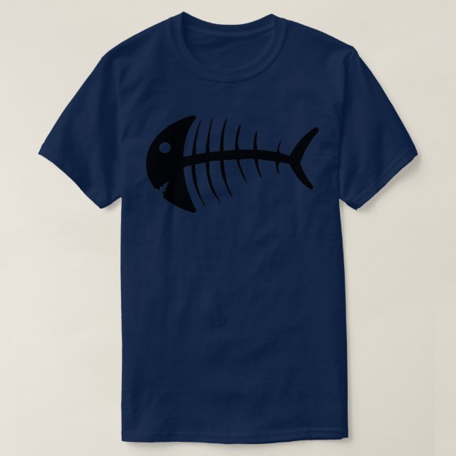 Smiling Fishbone T-Shirt (Design Front)