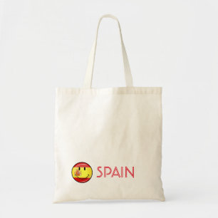 Smiling Flag of Spain Tote Bag