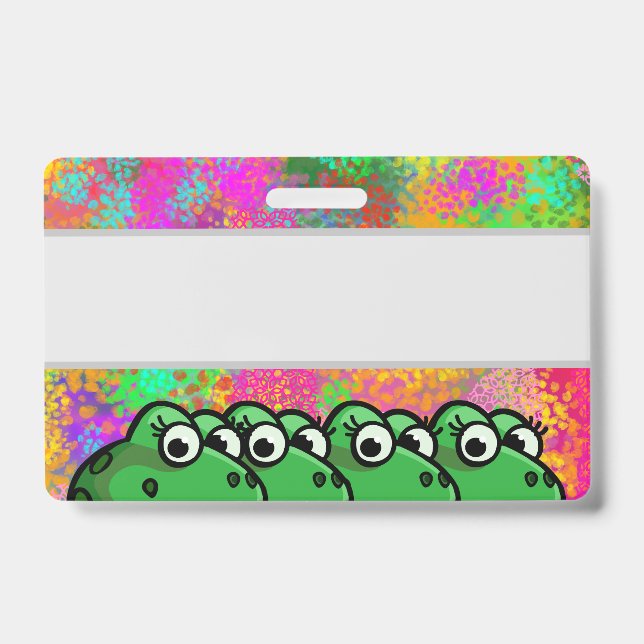 Smiling Frogs ID Badge (Front)