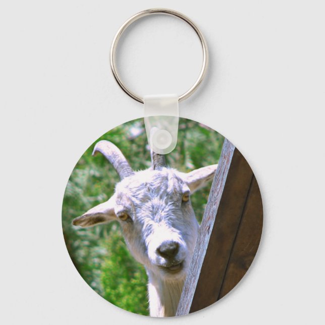 Smiling Goat keychain (Front)
