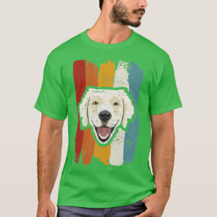 Smiling Golden Retriever Retro (1) T-Shirt
