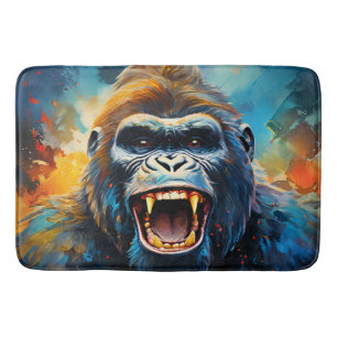Smiling Gorilla Bath Mat