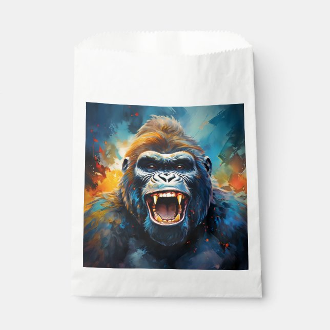 Smiling Gorilla  Favour Bags (Front)