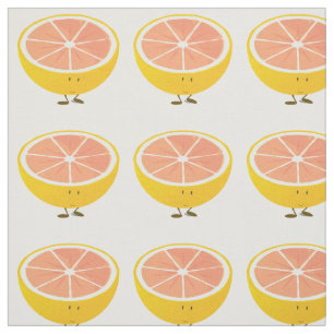 Smiling Grapefruit Fabric