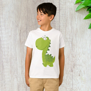 Smiling Green Dino T-Shirt