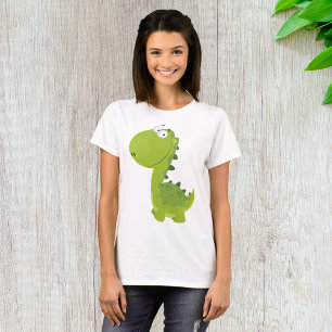 Smiling Green Dino T-Shirt