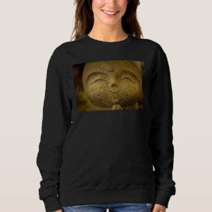 Smiling Happy Buddha Minimalist Sweatshirt