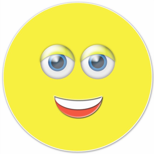 Smiling Happy Emoji (Front)