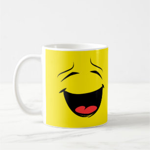 Smiling Happy Face Emoji Coffee Mug