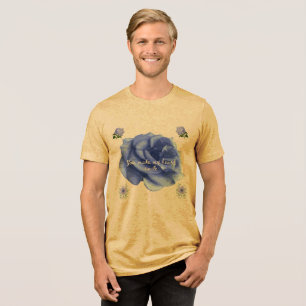 Smiling heart yellow Tri-Blend shirt