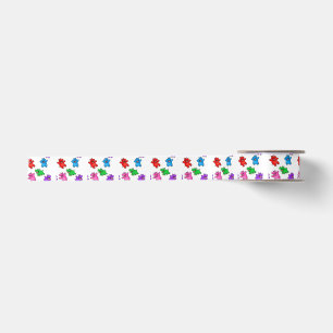 Smiling Hippo Collection Satin Ribbon