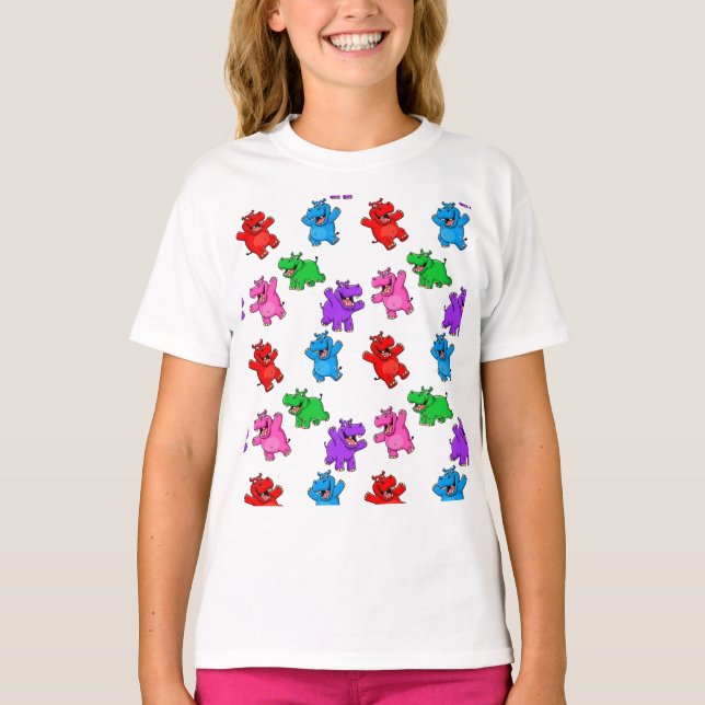 Smiling Hippo Collection T-Shirt (Front)