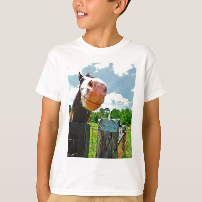 Smiling Horse T-Shirt (Front)