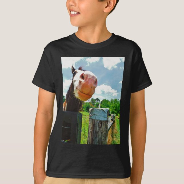 Smiling Horse T-Shirt (Front)