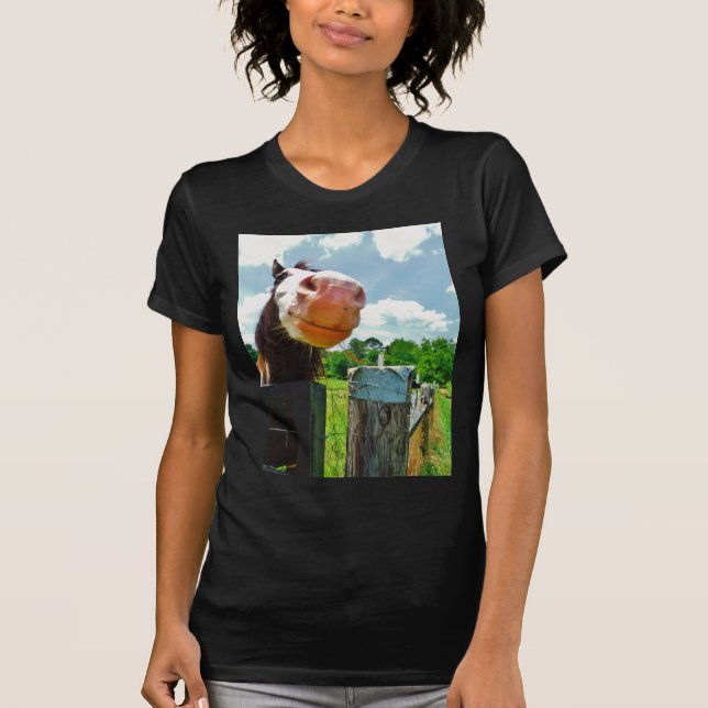 Smiling Horse T-Shirt (Front)
