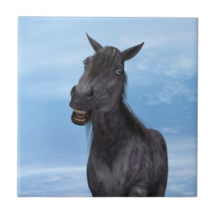Smiling Horse Tile