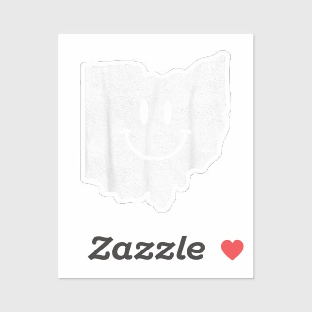 Smiling in OH – Funny Ohio Happy Face  (Sheet)