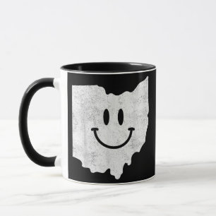 Smiling in OH – Funny Ohio Happy Face  Mug