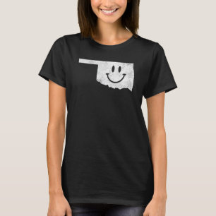 Smiling In Ok U2013  Oklahoma Happy Face T-Shirt