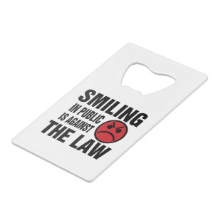 Smiling in Public is Against the Law