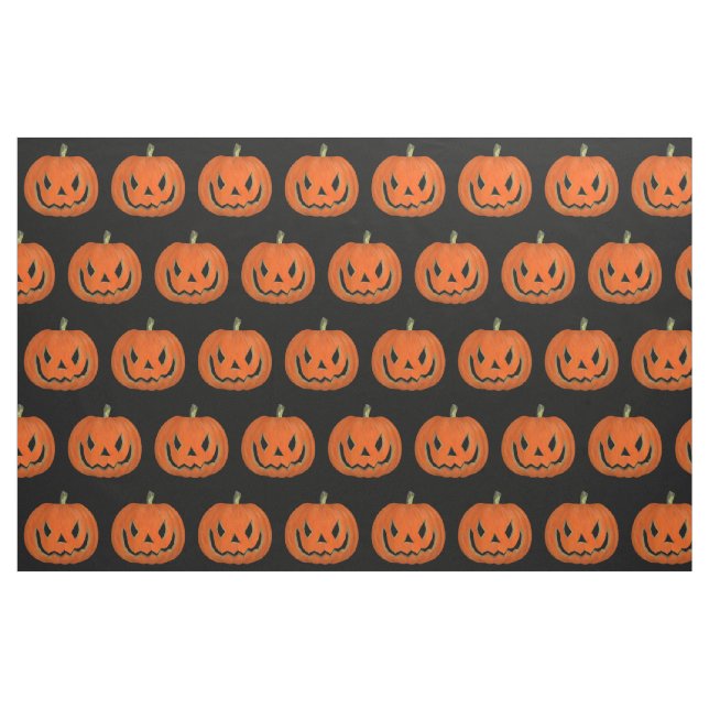Smiling Jack Pumpkin Fabric (Fat Quarter)