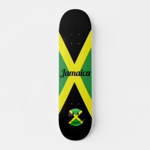 Smiling Jamaican Flag Skateboard